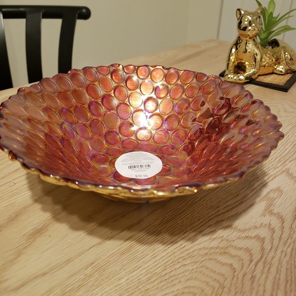 Beautiful Pier 1 Gold  Candle Holder